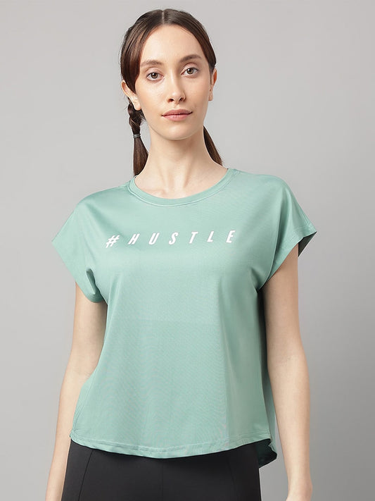 MKH Typography Printed Relaxed Fit Dri-FIT T-shirt - Swadesiicart