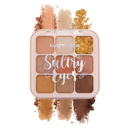 Matt Look Sultry Eyes Highly Pigmented Blendable Long Lasting Eyeshadow Palette - 01 Carnival Fest - Swadesiicart