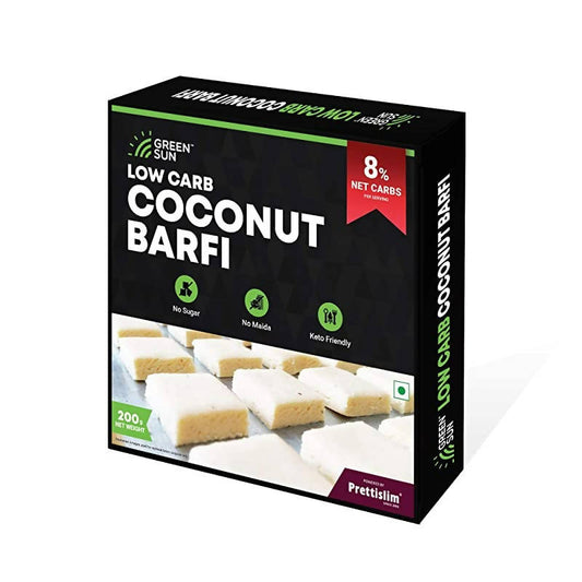 Green Sun Low Carb Coconut Barfi | Swadesiicart