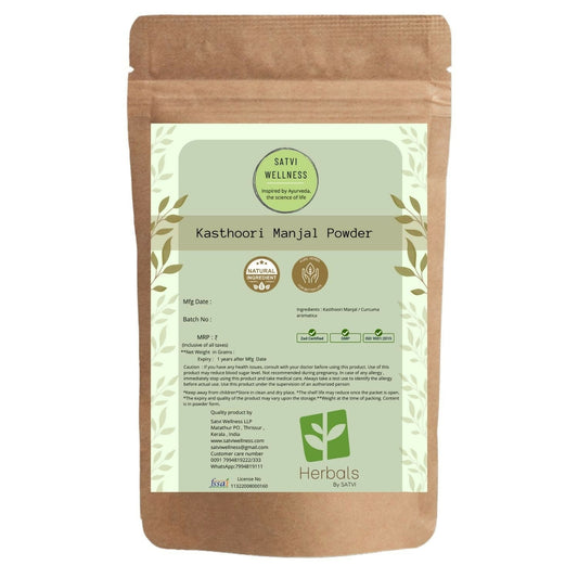 Satvi Wellness Kasthuri Manjal Powder - Satvi Wellness