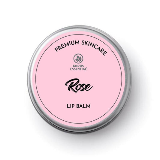 Korus Essential Rose Lip Balm With Shea Butter - Just Jaivik