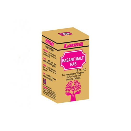 Lama Basant Malti Ras Tablets with Gold | Swadesiicart