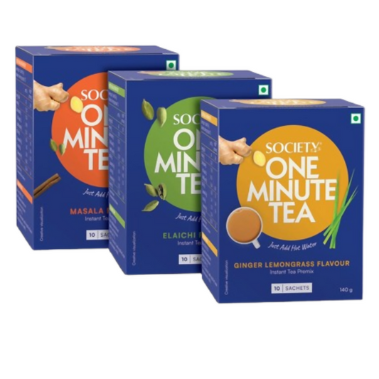 Society OMT Masala&OMT Elaichi&OMT Ginger Lemongrass Flavour Tea Premix Combo | Swadesiicart