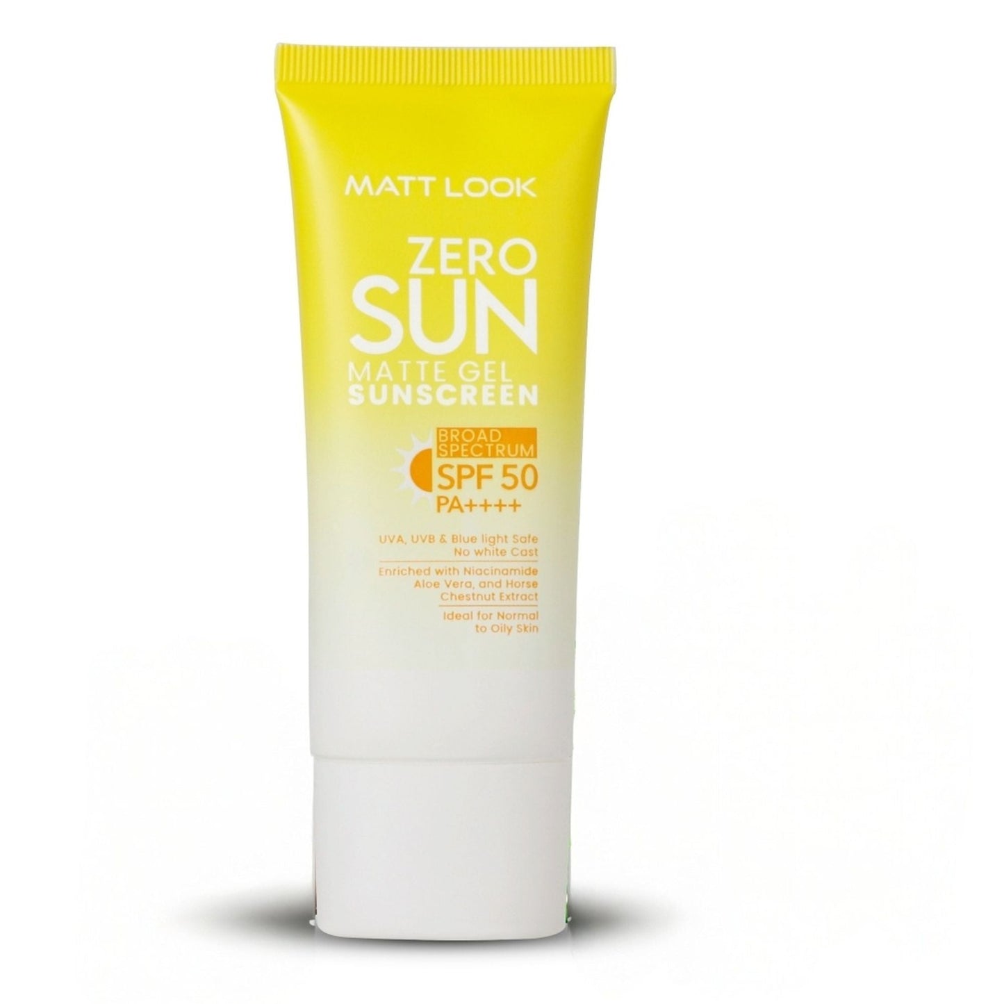 Matt Look Zero Sun Matte Gel SPF 50 PA++++ Sunscreen - Swadesiicart