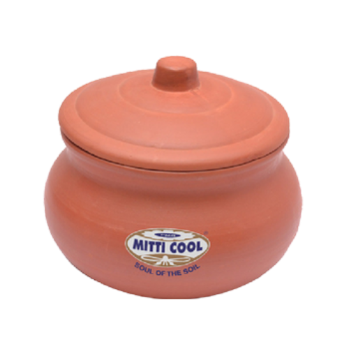 Mitticool Clay Curd Pot with Cap - Swadesiicart