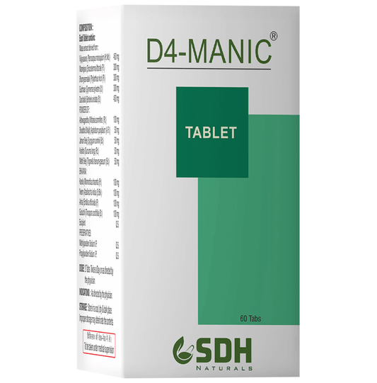 SDH Naturals D4-Manic Tablet | Swadesiicart