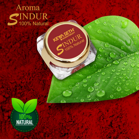 Keya Seth Aromatherapy 100% Natural Maroon Sindoor Powder - Swadesiicart