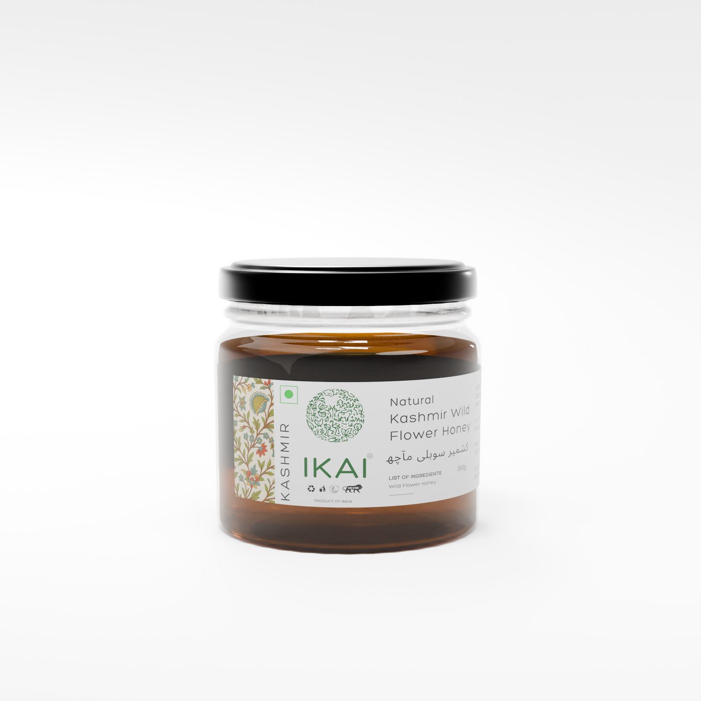 1 - Natural Kashmir Wild Flower Honey - 350g