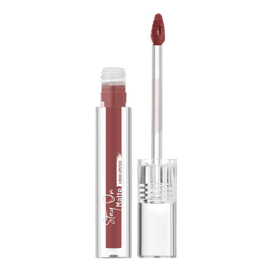 Swiss Beauty Stay On Matte Liquid Lipstick - 10 Earthy Brown | Swadesiicart
