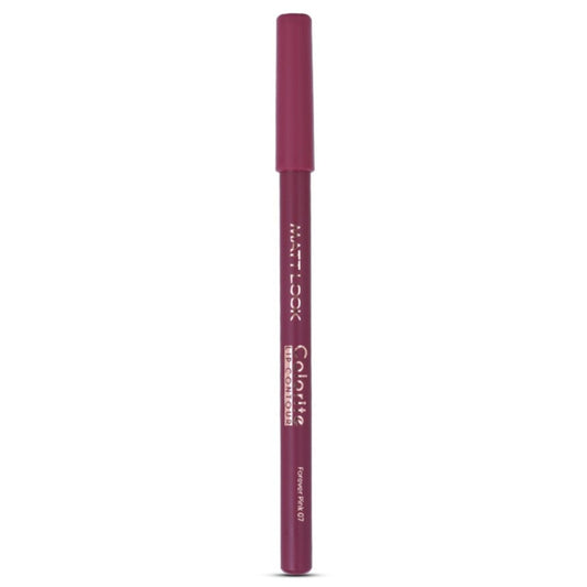 Matt Look Colorite Lip Contour Professional Matte Lip Color Pencil - Foreverpink 07 - Swadesiicart