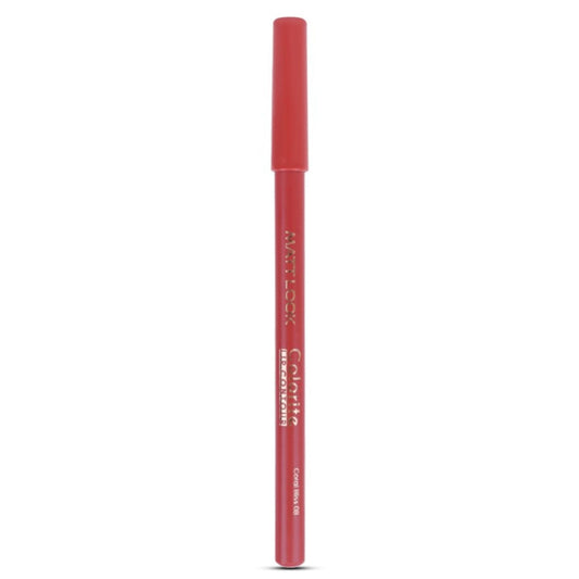 Matt Look Colorite Lip Contour Professional Matte Lip Color Pencil - Coral Bliss 08 - Swadesiicart