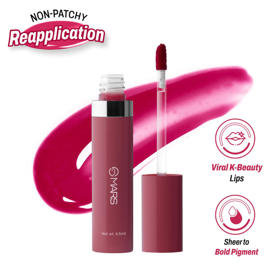 MARS Cosmetics Drip Lip Mist - 08 Plum Drip - Swadesiicart