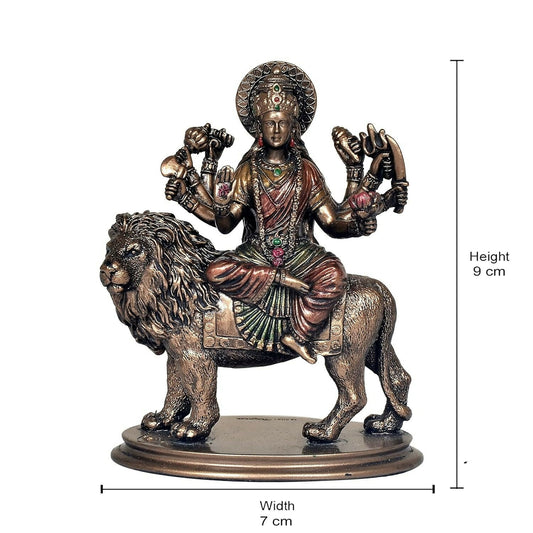 Umi Cold Cast Resin Maa Durga Idol - Swadesiicart