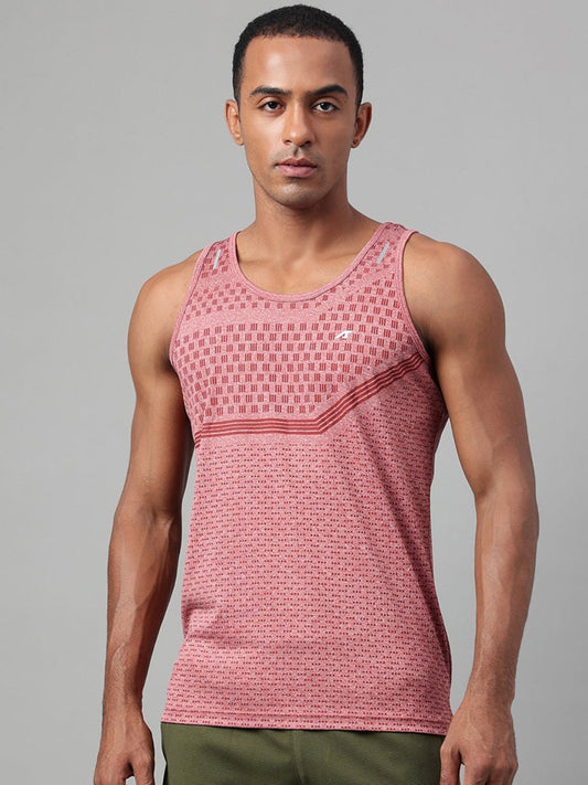 Alcis Heather Dry Tech Anti Static Slim Fit Running T-shirt | Swadesiicart