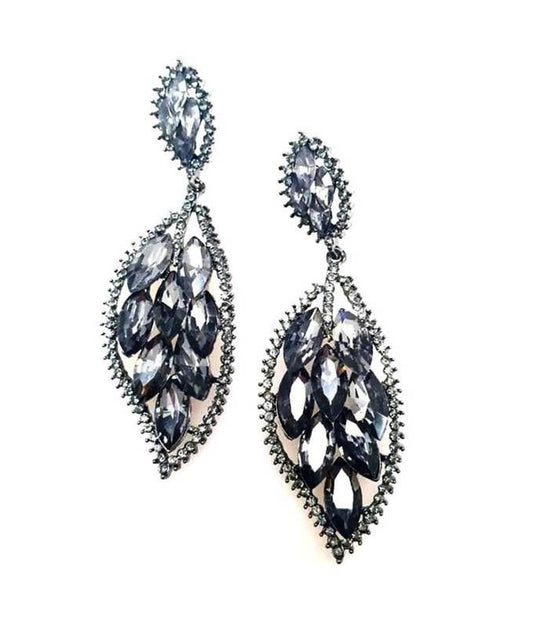 Bling Accessories Handmade Statement Leaf Earrings | Swadesiicart