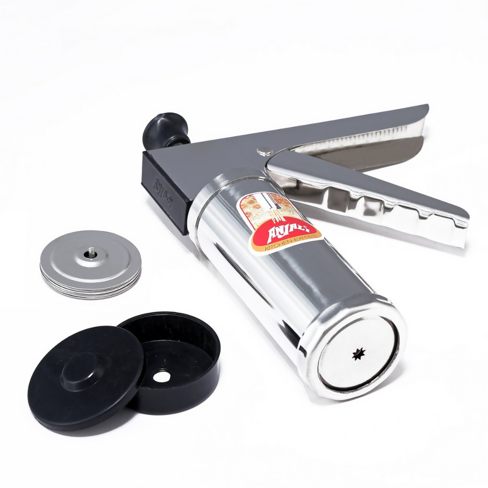 Anjali Kitchen Express Muruku Gripper with 12 Stailess Steel Jalis