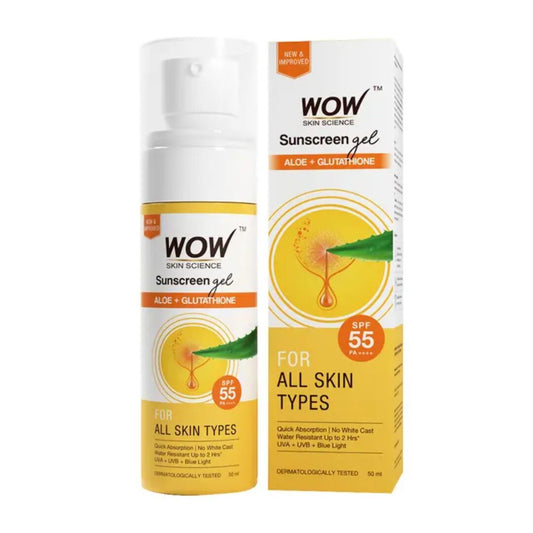 Wow Life Science Sunscreen Gel For All Skin Types - Distacart