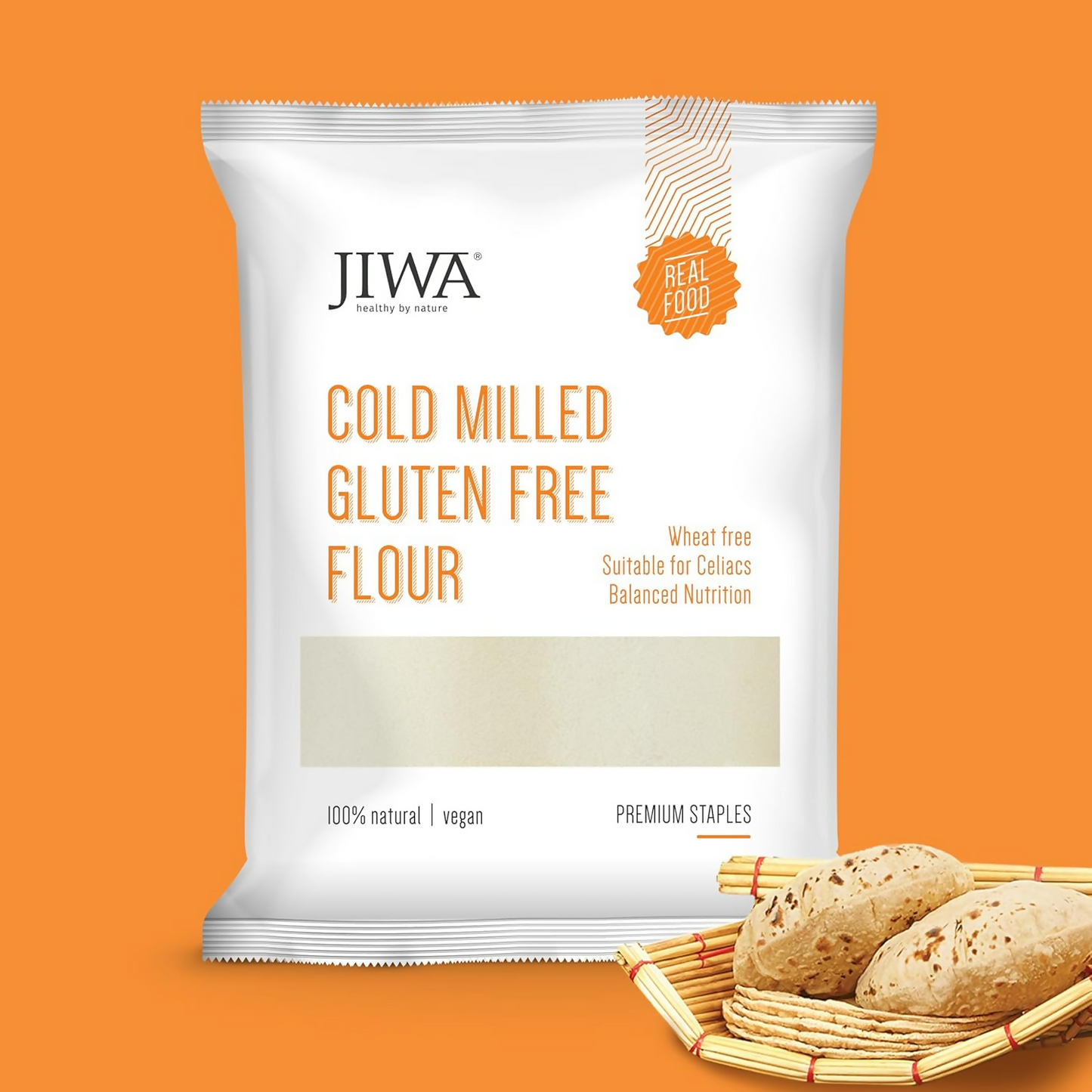 Jiwa Healthy By Nature Cold Milled Gluten Free Multigrain Flour - Swadesiicart