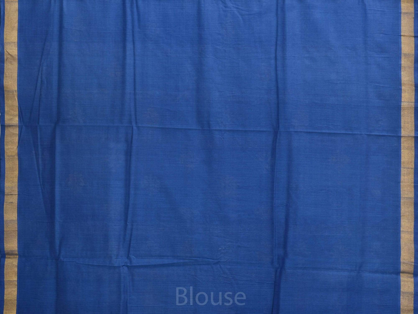 Dark Blue Uppada Cotton Handloom Saree with Assorted Buta Pallu Design - Global Threads | Swadesiicart