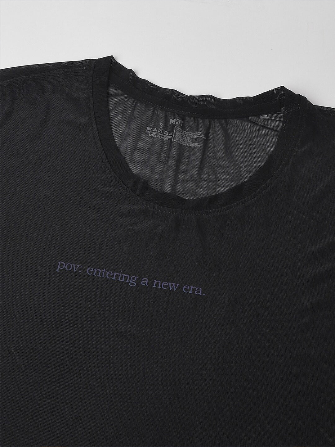 MKH Typography Printed Relaxed Fit Dri-FIT Sports T-shirt - Swadesiicart