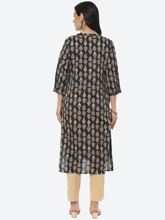 Biba Women Ethnic Motifs Printed Kurta - Swadesiicart