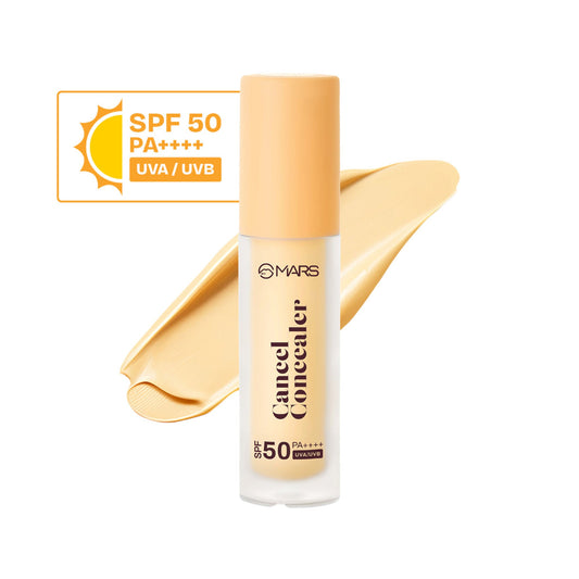 MARS Cosmetics SPF 50 PA++++ Cancel Concealer - 02 Yellow - Swadesiicart