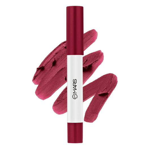 MARS Cosmetics Cloud Kiss Soft - Matte Lip Crayon - 05 Sangria Saturday - Swadesiicart
