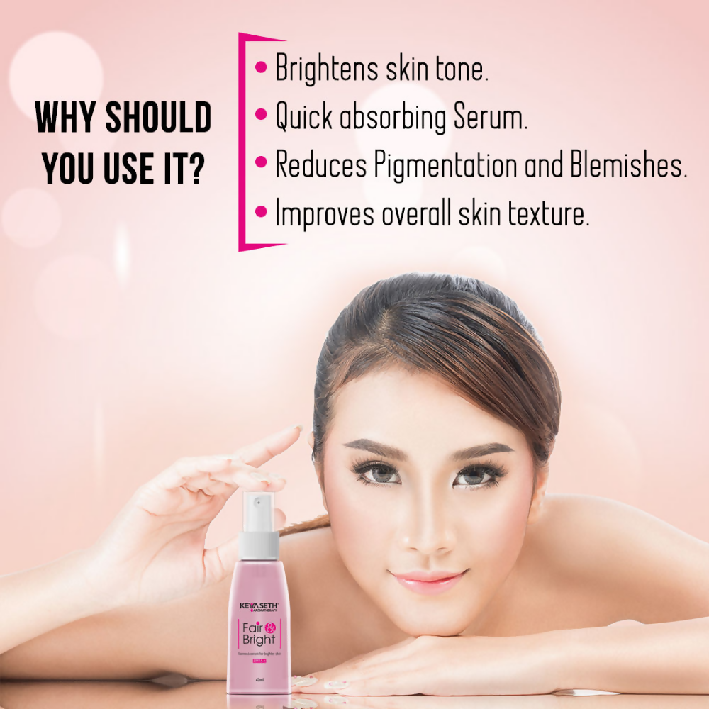 Keya Seth Aromatherapy Fair & Bright Fairness Serum - Swadesiicart