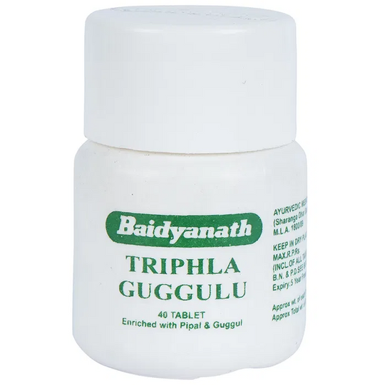 Baidyanath Jhansi Triphala Guggulu Tablets | Swadesiicart