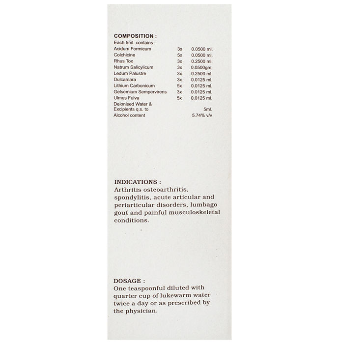 Lord's Homeopathy Rheuma-Koll Syrup - Swadesiicart