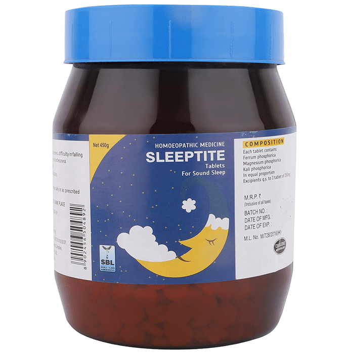 SBL Homeopathy Sleeptite Tablets - Limited Time Offer - Swadesiicart