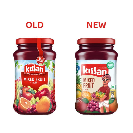 Kissan Mixed Fruit Jam With Fruit Ingredients - Swadesiicart