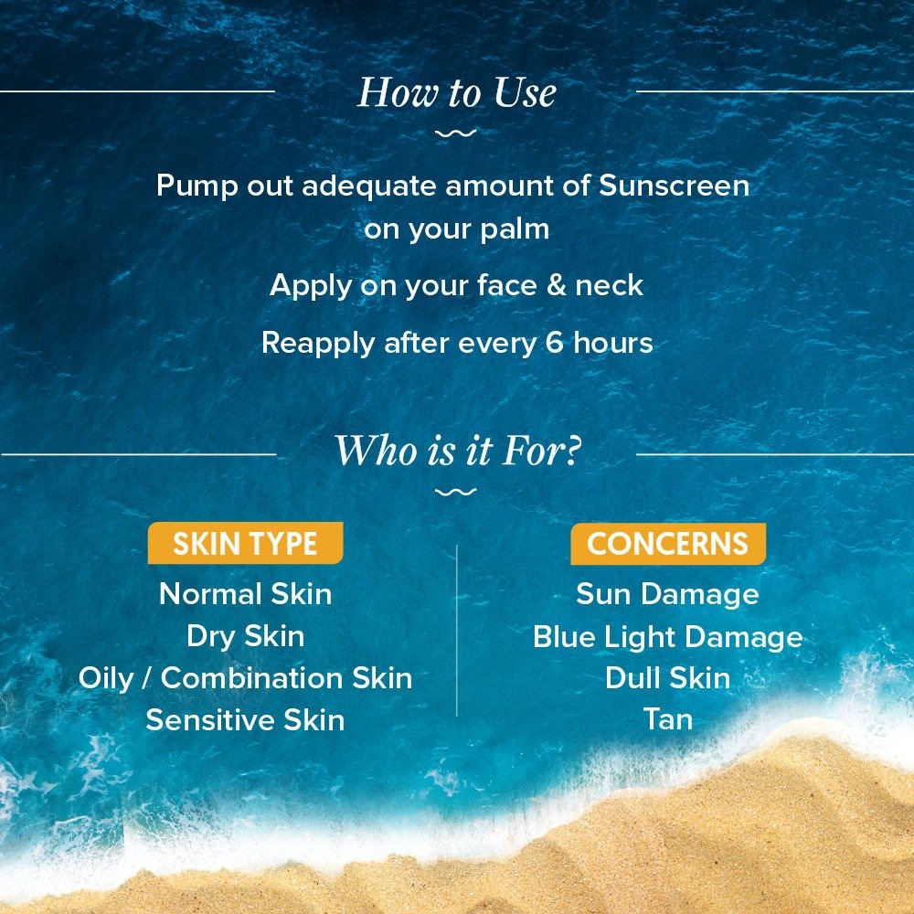 Aqualogica Glow + Dewy Sunscreen With Papaya & Vitamin C SPF 50+ PA++ - Swadesiicart