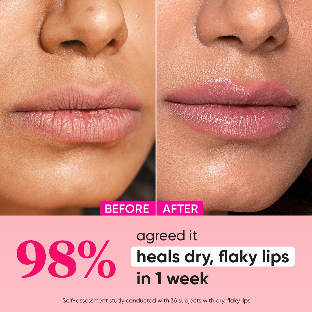 Dot & Key Barrier Repair Ceramide & Peptide SPF 50 Lip Balm - Plush Pink, UVA+UVB - Swadesiicart