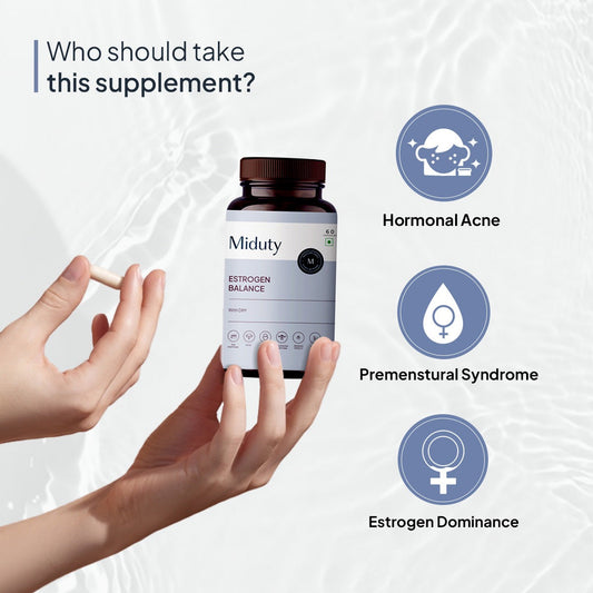 Miduty by Palak Notes Estrogen Balance With Dim Capsules - Swadesiicart