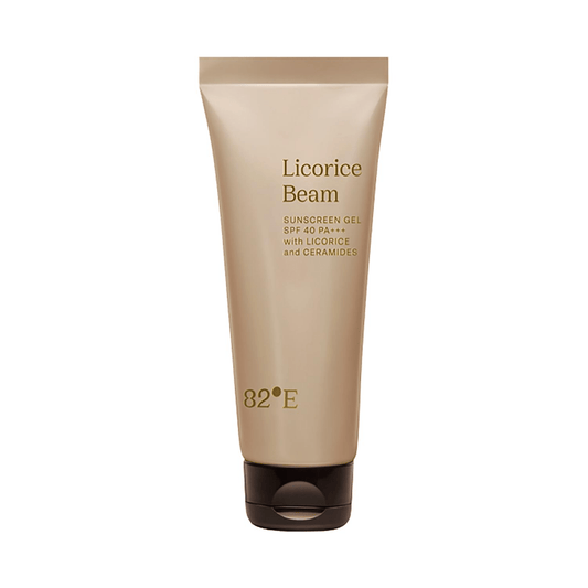 82°E By Deepika Padukone Licorice Beam SPF 40 PA+++ Sunscreen Gel With Licorice and Ceramides, UVA/UBA | Swadesiicart
