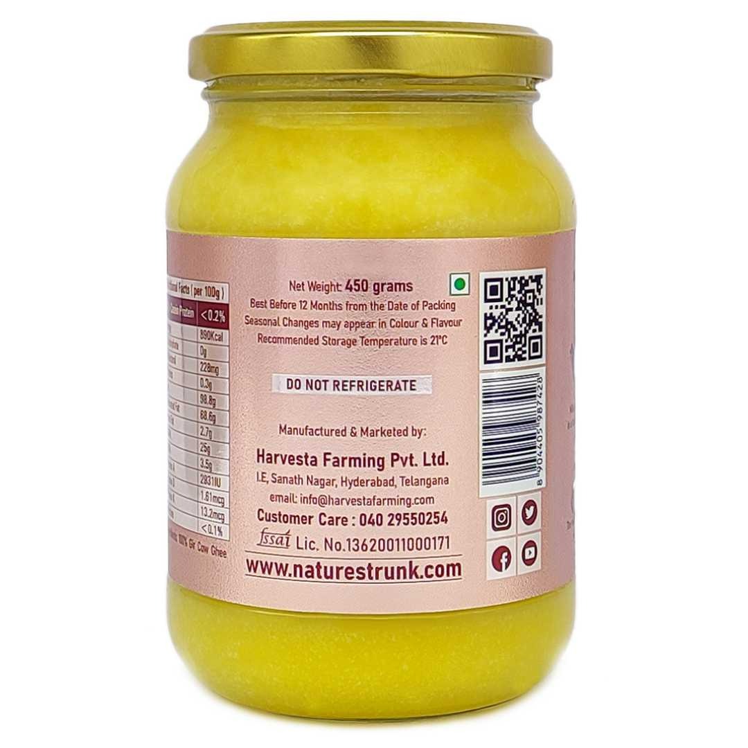 Nature's Trunk A2 Gir Cow Ghee - A2 Desi Gir Cow Ghee, Desi Ghee, Pure A2 Cow Ghee, free-grazing Grass-fed A2 Desi Ghee - Swadesiicart