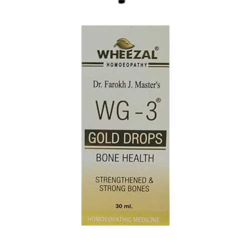 Wheezal Homeopathy WG-3 Gold Drops | Swadesiicart