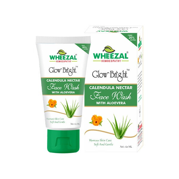 Wheezal Calendula Nectar Face Wash - Swadesiicart
