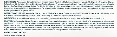 Himalaya Herbals Clarina Anti-Acne Cream - Swadesiicart