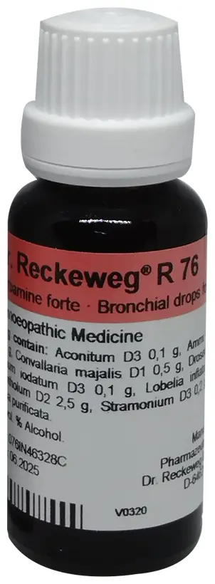Dr. Reckeweg R76 Herbamine Forte - Asthma Forte Drops | Swadesiicart