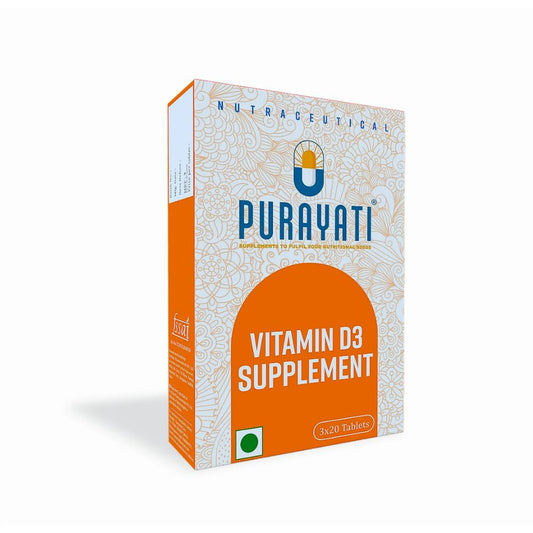 Purayati Vitamin D3, 2000 IU Tablets | Swadesiicart