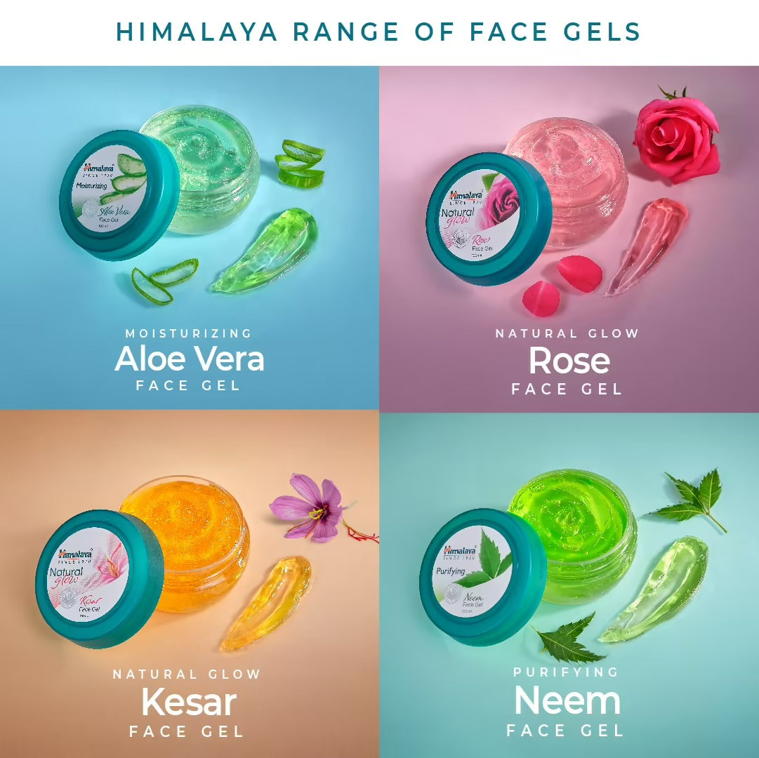 Himalaya Natural Glow Kesar Face Gel - Swadesiicart