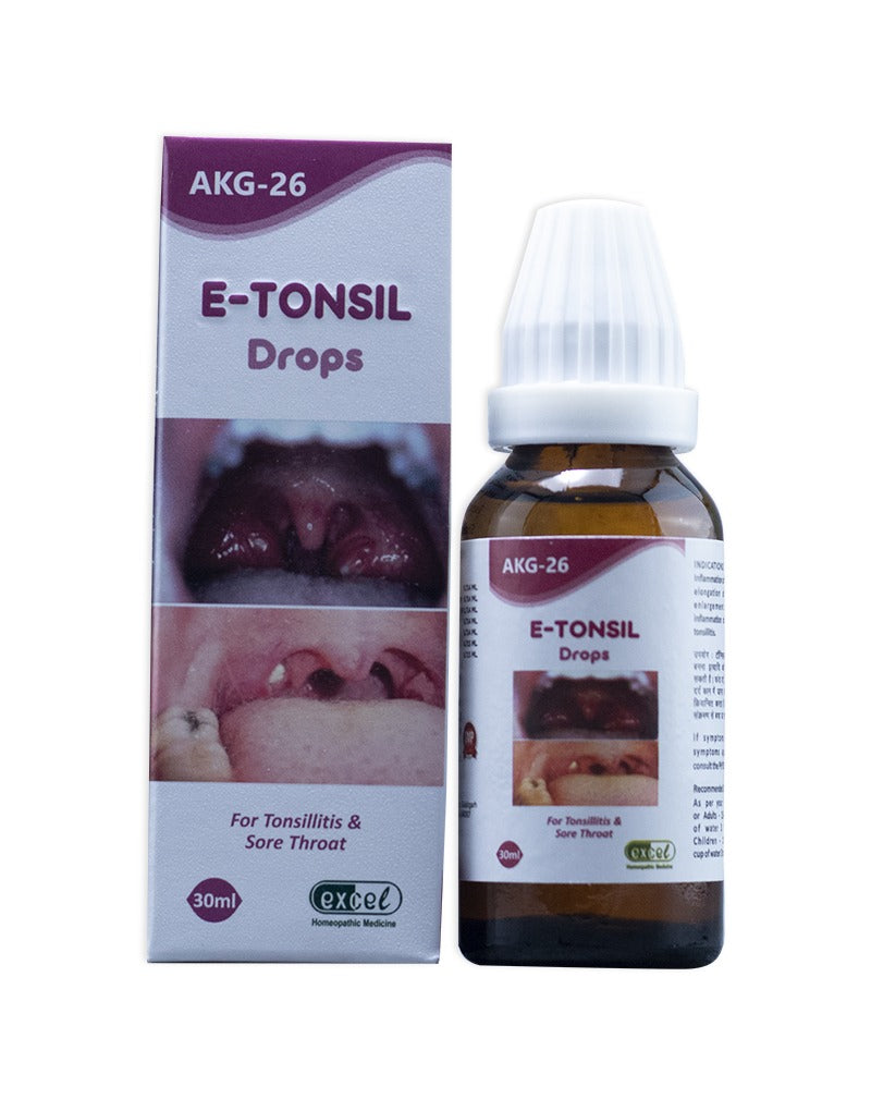 Excel Pharma E-Tonsil Drops | Swadesiicart