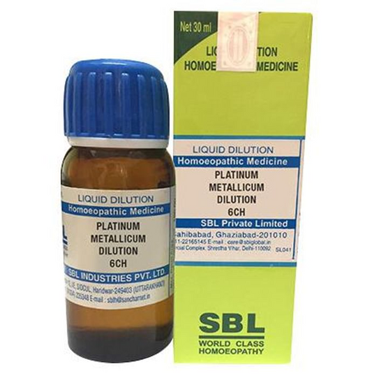 SBL Homeopathy Platinum Metallicum Dilution - Swadesiicart