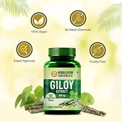 Himalayan Organics Giloy Extract 500 mg Tablets - Swadesiicart