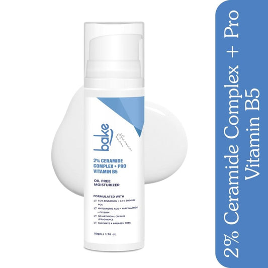 Bake Super Glow+ Oil Free Ceramide Barrier Repair Moisturiser | Swadesiicart