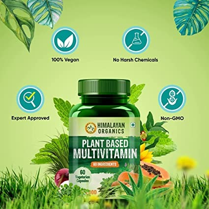 Himalayan Organics Plant Based Multivitamin Capsules - Swadesiicart
