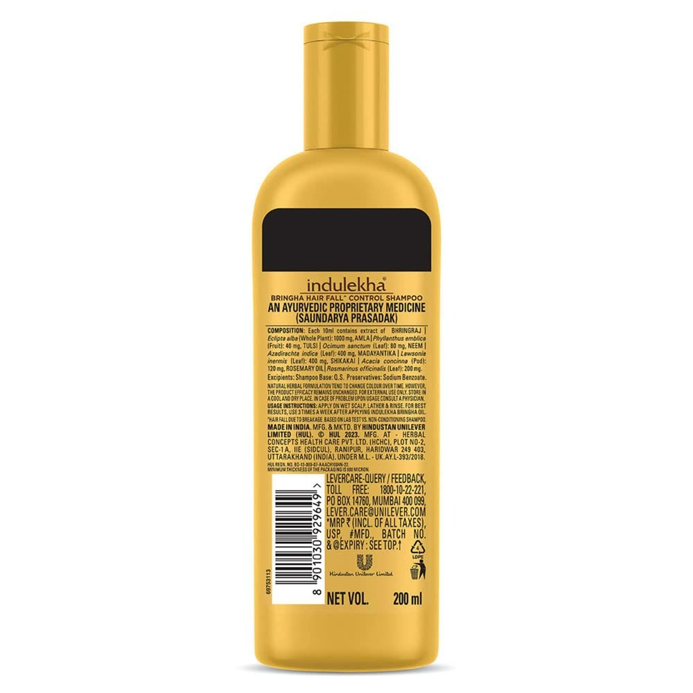 Indulekha Bringha Anti Hair Fall Shampoo | Swadesiicart