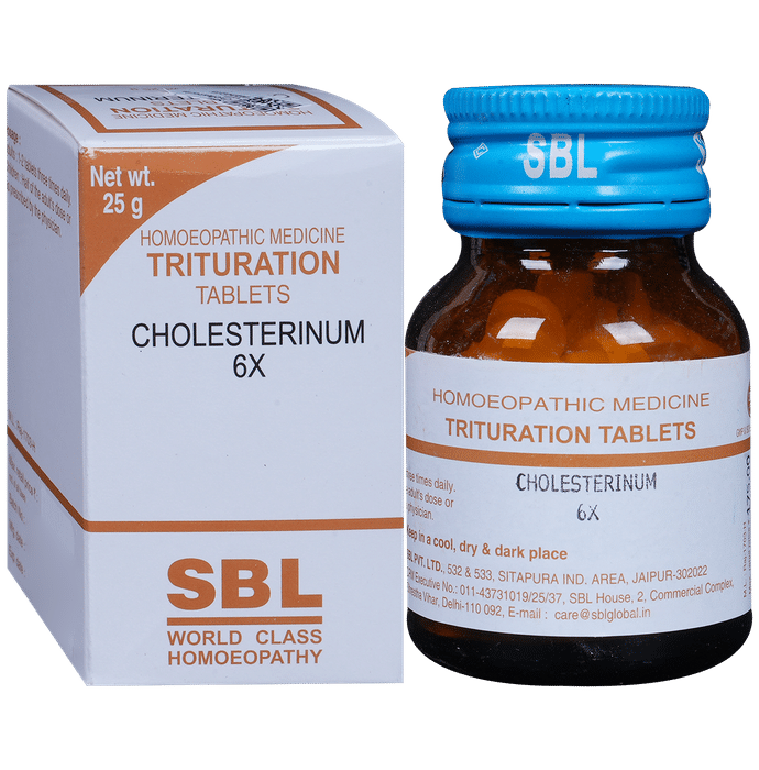 SBL Homeopathy Cholesterinum Trituration Tablet - Swadesiicart